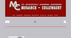 Desktop Screenshot of meganck-collewaert.be